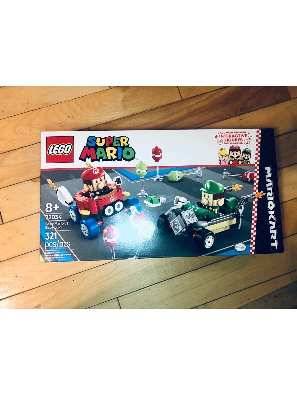 LEGO 72034 Mario Kart Baby Mario vs Baby Luigi NEW SEALED Construction Blocks